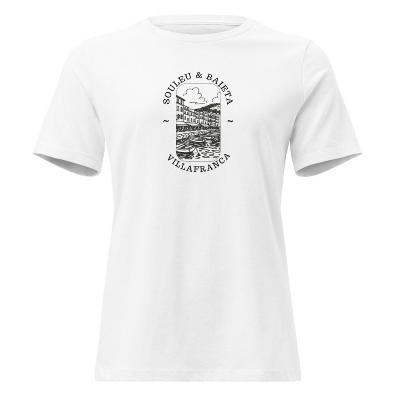 T-shirt Femme "Rade de Villafranca" – Douceur, Style et Authentique Inspiration Méditerranéenne T-shirt Femme "Rade de Villafranca" – Douceur, Style et Authentique Inspiration Méditerranéenne