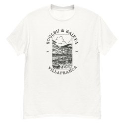 T-shirt "Villafranca Souleu & Baieta" – Authentique, Structuré et Méditerranéen