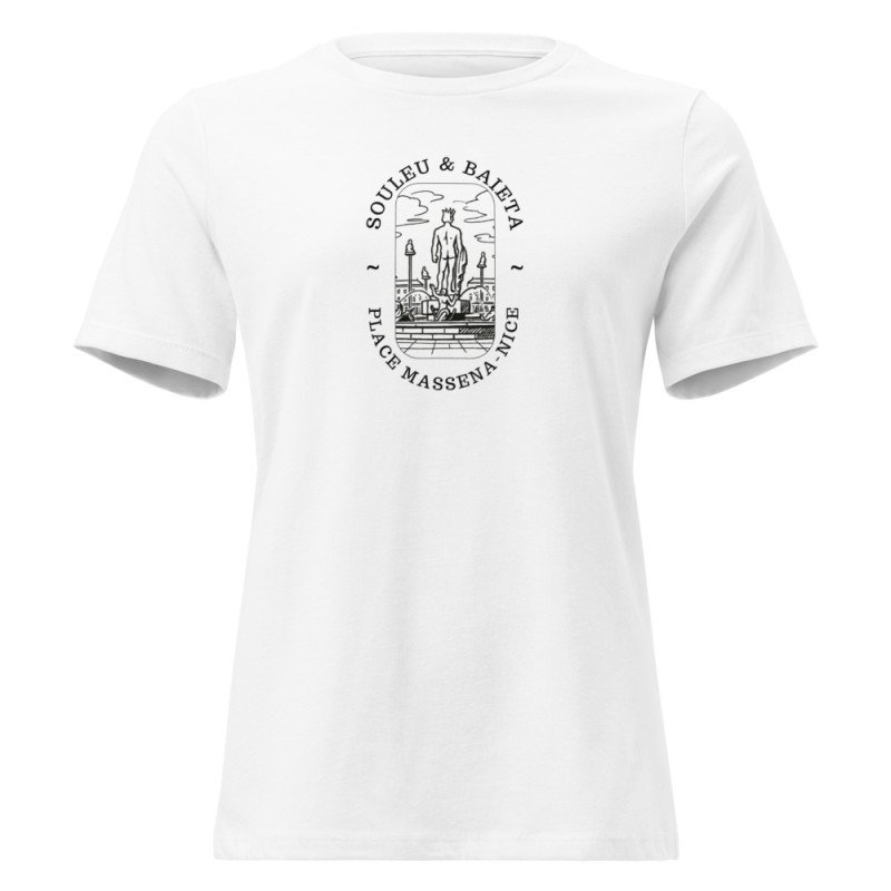 T-shirt Femme Place Masséna à Nice – Douceur et Élégance Méditerranéenne T-shirt Femme Place Masséna à Nice – Douceur et Élégance Méditerranéenne
