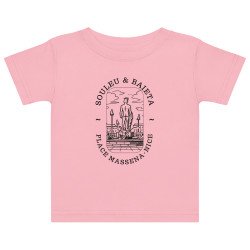 T-shirt Bébé Place Masséna à Nice – Douceur Méditerranéenne et Confort au Quotidien