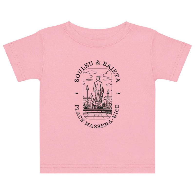 T-shirt Bébé Place Masséna à Nice – Douceur Méditerranéenne et Confort au Quotidien T-shirt Bébé Place Masséna à Nice – Douceur Méditerranéenne et Confort au Quotidien