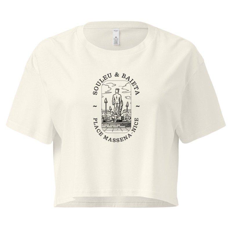 Crop Top Place Masséna à Nice – Élégance Méditerranéenne pour un Look Estival