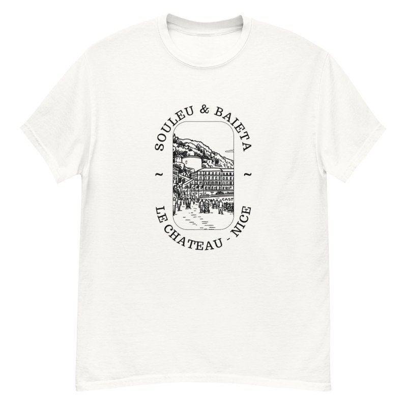 T-shirt Château de Nice, vibes azuréennes garanties