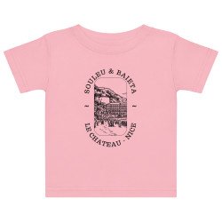 T-shirt bébé Château de Nice, confort azuréen au quotidien
