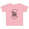 T-shirt bébé Château de Nice, confort azuréen au quotidien