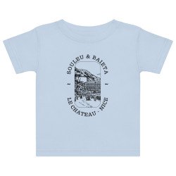 T-shirt bébé Château de Nice, confort azuréen au quotidien