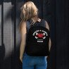 Sac à dos "Souleu & Baieta – Nice" avec cœur rigolo