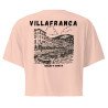 Crop top “Villafranca” – Illustration de la baie de Villefranche-sur-Mer