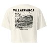 Crop top “Villafranca” – Illustration de la baie de Villefranche-sur-Mer