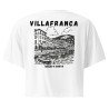Crop top “Villafranca” – Illustration de la baie de Villefranche-sur-Mer