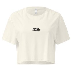 Crop top “Cascade de Gairaut” – Souleu & Baieta Nice