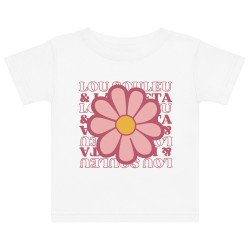 T-shirt bébé Marguerite “Lou Souleu & La Baieta”