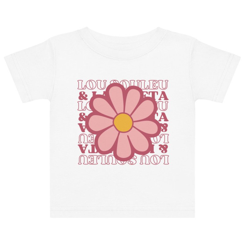 T-shirt bébé Marguerite “Lou Souleu & La Baieta” T-shirt bébé Marguerite “Lou Souleu & La Baieta”