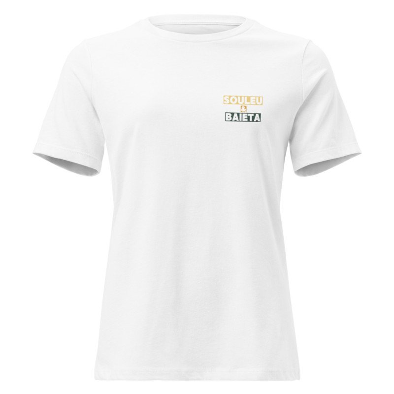 T-shirt Femme "Eh boulegue palhassou" – Le style niçois par "Souleu & Baieta" T-shirt Femme "Eh boulegue palhassou" – Le style niçois par "Souleu & Baieta"