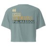 Crop top Eh boulegue palhassou by "Souleu & Baieta" – L’esprit de la Côte d’Azur