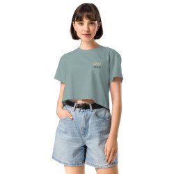 Crop top "Va ti pilha un bagne" | Souleu & Baieta