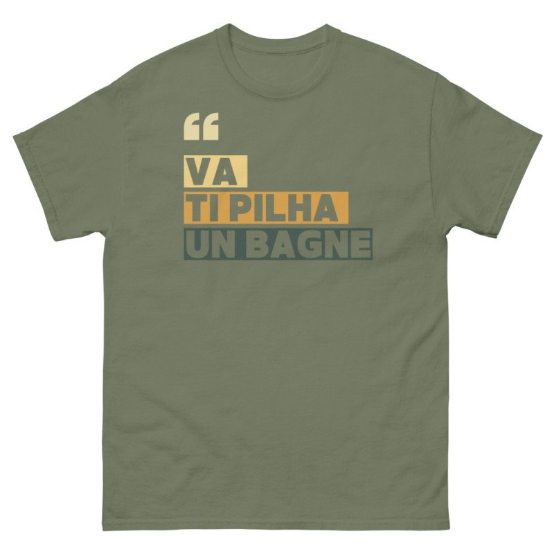 T-shirt "Va ti pilha un bagne" | "Souleu & Baieta" T-shirt "Va ti pilha un bagne" | "Souleu & Baieta"