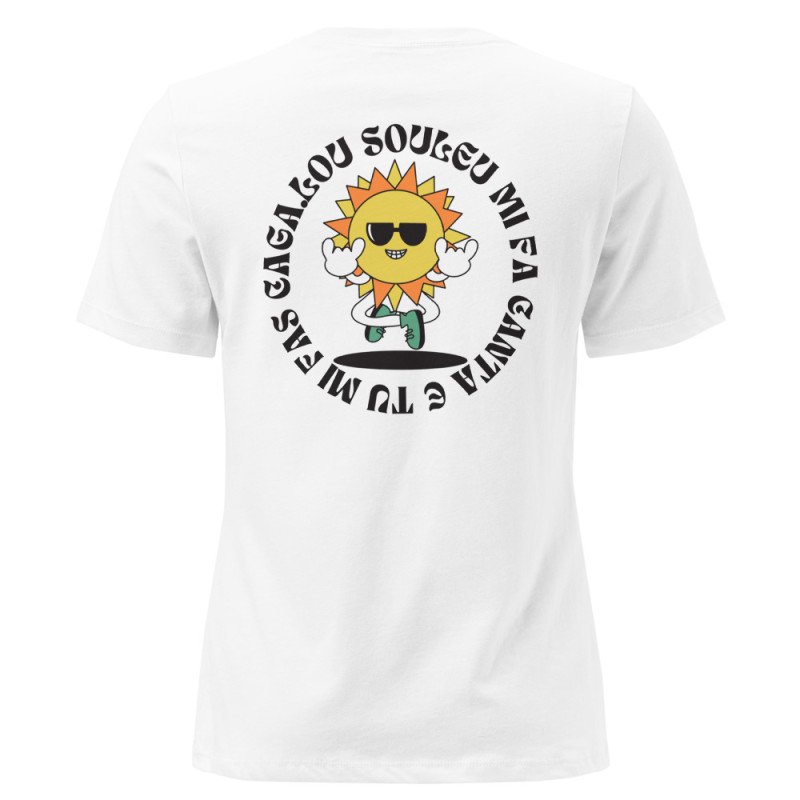 T-shirt Femme "Lou Souleu mi fa canta ..." | "Souleu & Baieta" T-shirt Femme "Lou Souleu mi fa canta ..." | "Souleu & Baieta"