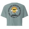 Crop Top Femme "Lou souleu mi fa canta..." | "Souleu & Baieta"