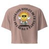 Crop Top Femme "Lou souleu mi fa canta..." | "Souleu & Baieta"