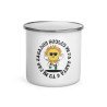Mug émaillé  "Lou souleu mi fa canta e tu mi fa caga"
