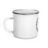 Mug émaillé  "Lou souleu mi fa canta e tu mi fa caga"