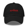Casquette de Baseball brodée “Estrasse” – L’élégance niçoise avec une touche d’ironie