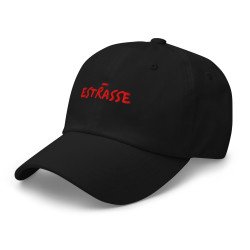 Casquette de Baseball brodée “Estrasse” – L’élégance niçoise avec une touche d’ironie
