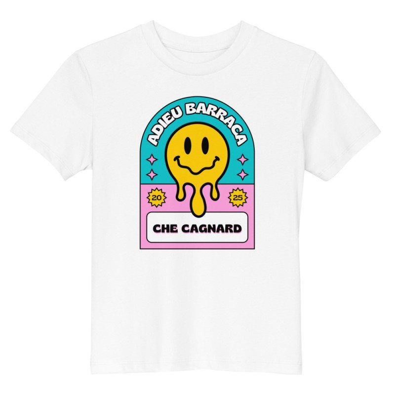 T-shirt Enfant "Adieu Barraca – Che Cagnard" Summer Edition T-shirt Enfant "Adieu Barraca – Che Cagnard" Summer Edition