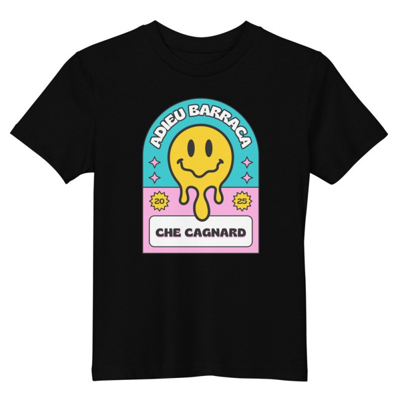 T-shirt Enfant "Adieu Barraca – Che Cagnard" Summer Edition T-shirt Enfant "Adieu Barraca – Che Cagnard" Summer Edition