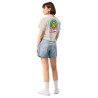 Crop Top "Adieu Barraca – Che Cagnard" (brodé & imprimé) Summer Edition
