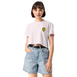 Crop Top "Adieu Barraca – Che Cagnard" (brodé & imprimé) Summer Edition