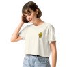 Crop Top "Adieu Barraca – Che Cagnard" (brodé & imprimé) Summer Edition