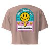 Crop Top "Adieu Barraca – Che Cagnard" (brodé & imprimé)