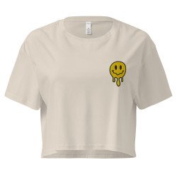 Crop Top "Adieu Barraca – Che Cagnard" (brodé & imprimé) Summer Edition