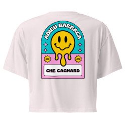 Crop Top "Adieu Barraca – Che Cagnard" (brodé & imprimé) Summer Edition