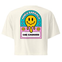 Crop Top "Adieu Barraca – Che Cagnard" (brodé & imprimé) Summer Edition