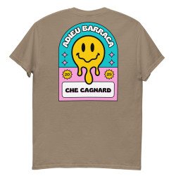 T-shirt "Adieu Barraca – Che Cagnard" (brodé & imprimé)