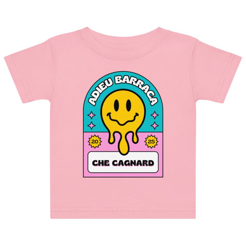 T-shirt Bébé "Adieu Barraca – Che Cagnard" Summer Edition T-shirt Bébé "Adieu Barraca – Che Cagnard" Summer Edition