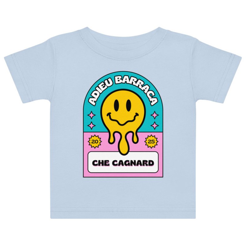 T-shirt Bébé "Adieu Barraca – Che Cagnard" Summer Edition T-shirt Bébé "Adieu Barraca – Che Cagnard" Summer Edition
