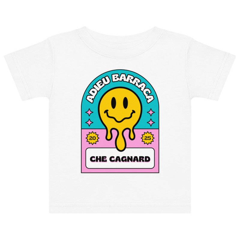 T-shirt Bébé "Adieu Barraca – Che Cagnard" Summer Edition T-shirt Bébé "Adieu Barraca – Che Cagnard" Summer Edition