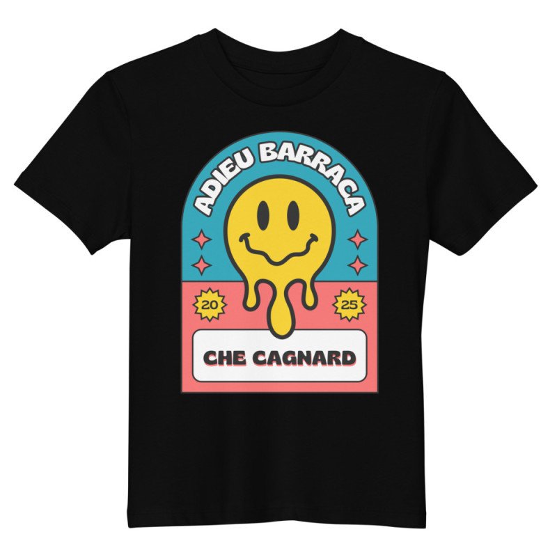 T-shirt Enfant "Adieu Barraca – Che Cagnard" T-shirt Enfant "Adieu Barraca – Che Cagnard"