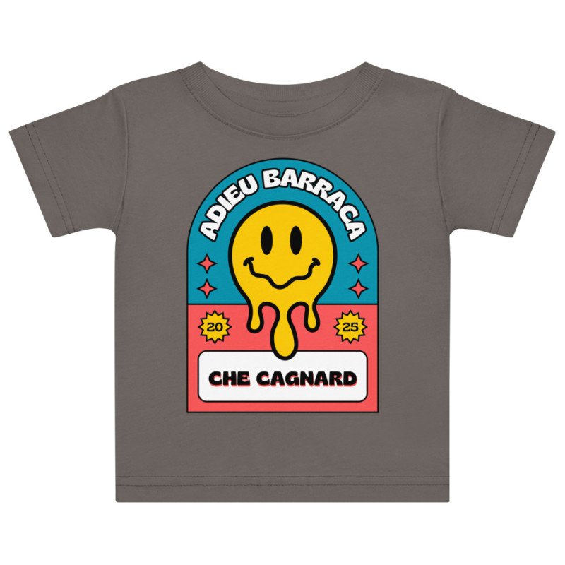 T-shirt Bébé "Adieu Barraca – Che Cagnard" T-shirt Bébé "Adieu Barraca – Che Cagnard"