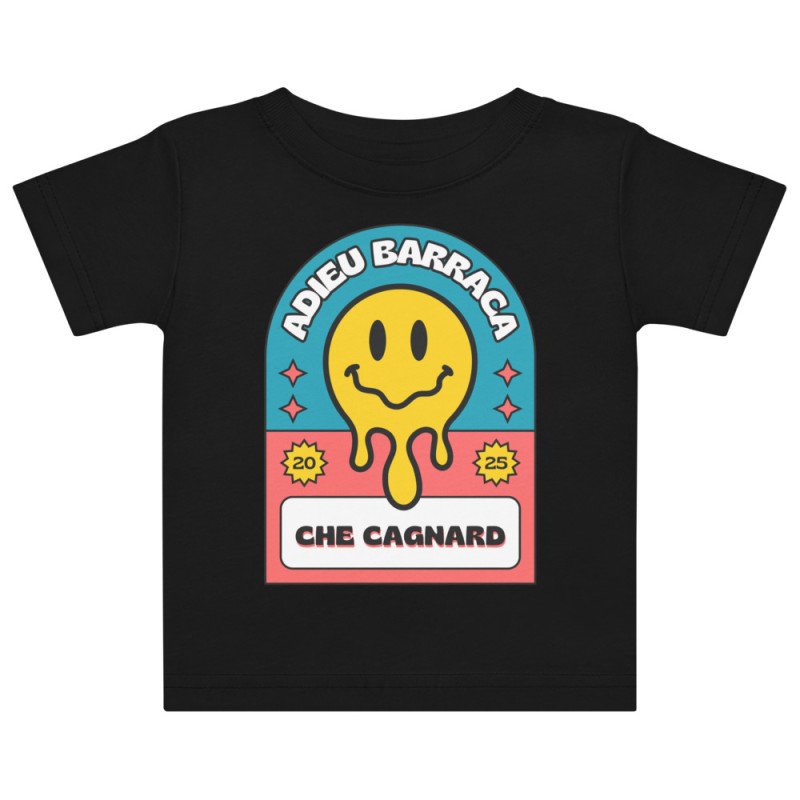 T-shirt Bébé "Adieu Barraca – Che Cagnard" T-shirt Bébé "Adieu Barraca – Che Cagnard"