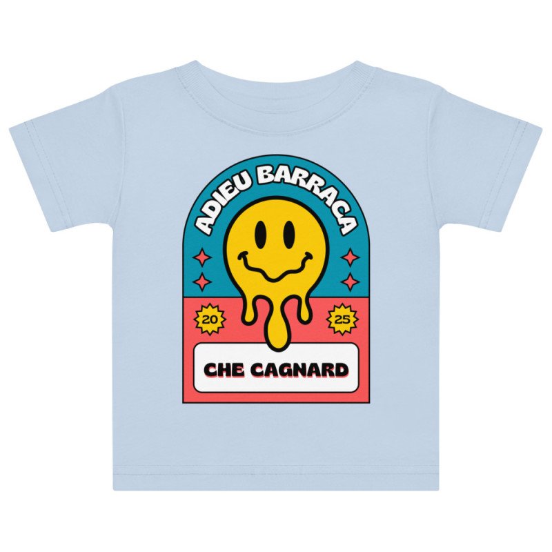 T-shirt Bébé "Adieu Barraca – Che Cagnard" T-shirt Bébé "Adieu Barraca – Che Cagnard"