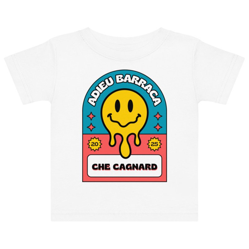 T-shirt Bébé "Adieu Barraca – Che Cagnard" T-shirt Bébé "Adieu Barraca – Che Cagnard"