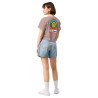 Crop Top "Adieu Barraca – Che Cagnard" (brodé & imprimé)