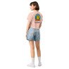 Crop Top "Adieu Barraca – Che Cagnard" (brodé & imprimé)