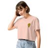 Crop Top "Adieu Barraca – Che Cagnard" (brodé & imprimé)