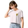 Crop Top "Adieu Barraca – Che Cagnard" (brodé & imprimé)